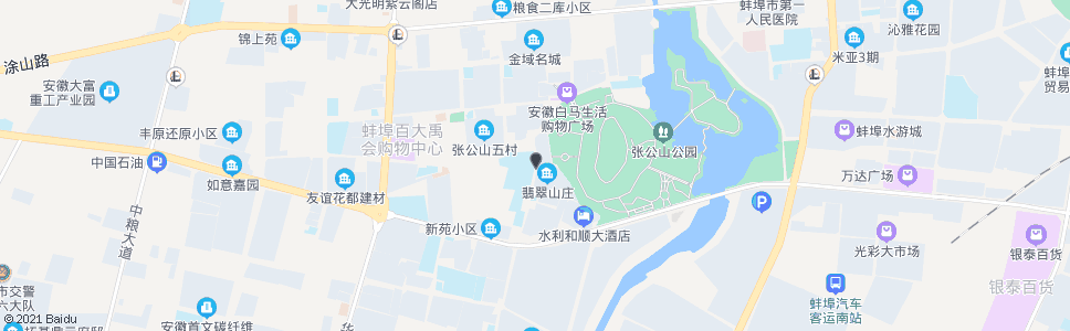 蚌埠张公山路_公交站地图_蚌埠公交_妙搜公交查询2025