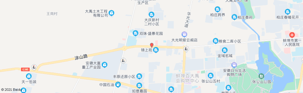 蚌埠涂山路长青北路_公交站地图_蚌埠公交_妙搜公交查询2025