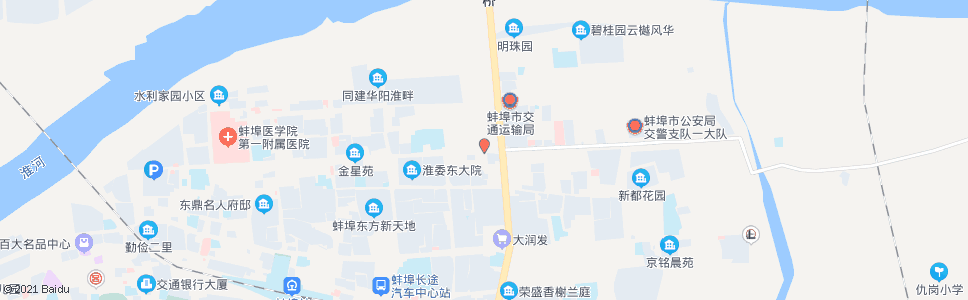 蚌埠解放路(治淮路)_公交站地图_蚌埠公交_妙搜公交查询2025