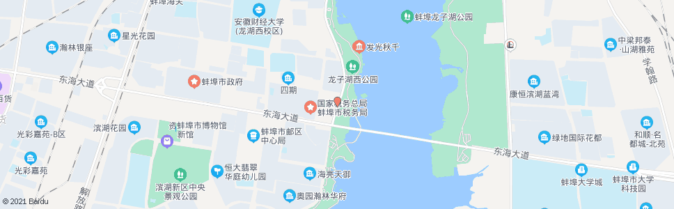 蚌埠环湖西路东海大道_公交站地图_蚌埠公交_妙搜公交查询2024