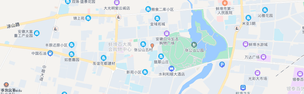 蚌埠张公山新村_公交站地图_蚌埠公交_妙搜公交查询2025