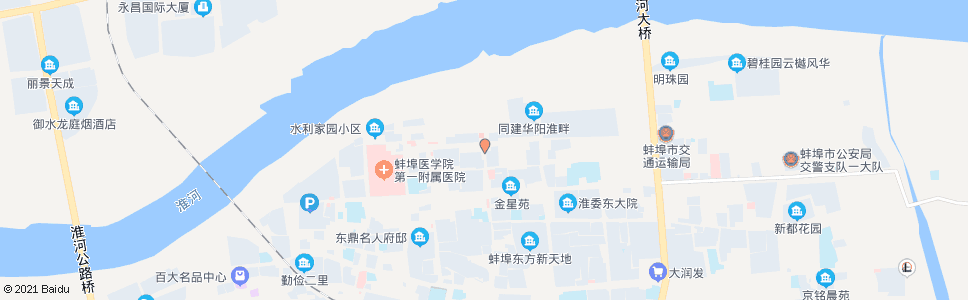 蚌埠沿淮路解放一路_公交站地图_蚌埠公交_妙搜公交查询2025