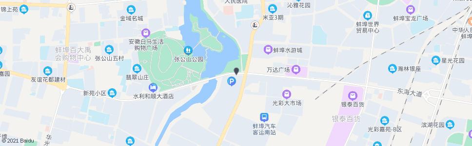 蚌埠张公湖_公交站地图_蚌埠公交_妙搜公交查询2025