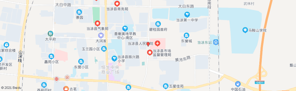 马鞍山县新人民医院_公交站地图_马鞍山公交_妙搜公交查询2025