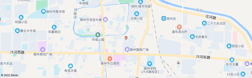 宿州星辰公司_公交站地图_宿州公交_妙搜公交查询2024