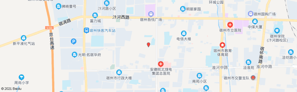 宿州浍蒙路口_公交站地图_宿州公交_妙搜公交查询2024