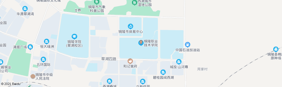 铜陵职业技术学院_公交站地图_铜陵公交_妙搜公交查询2025