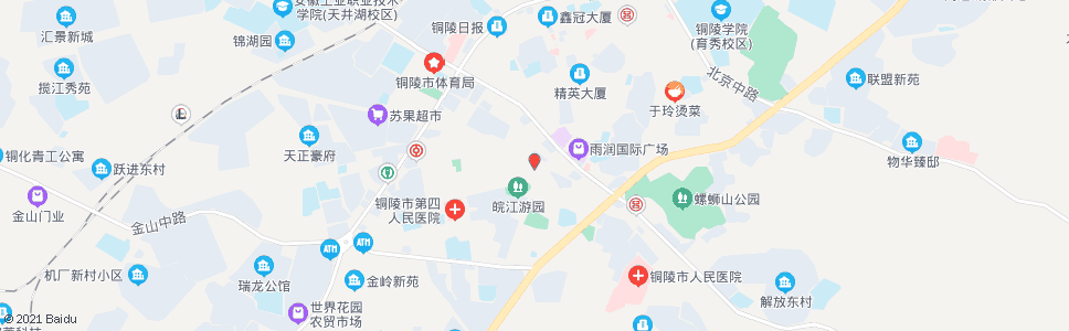 铜陵蓝天市场_公交站地图_铜陵公交_妙搜公交查询2025