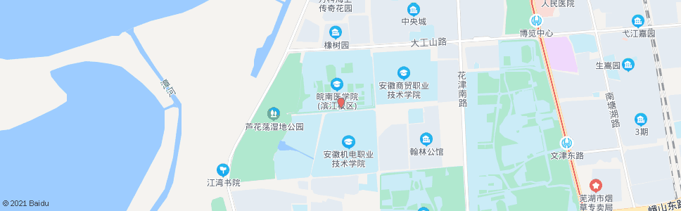 芜湖皖南医学院(南)_公交站地图_芜湖公交_妙搜公交查询2025