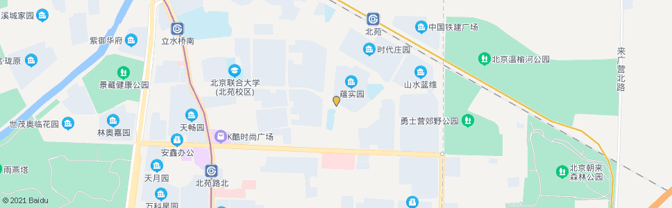 北京蕴实园_公交站地图_北京公交_妙搜公交查询2024