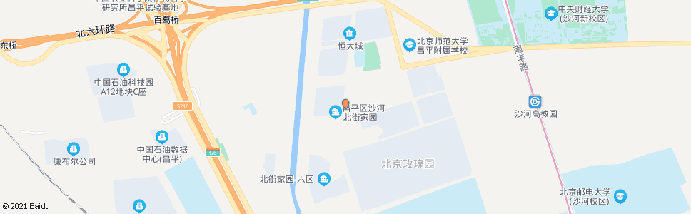 北京北街家园八区南_公交站地图_北京公交_妙搜公交查询2024