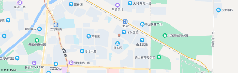 北京时代庄园_公交站地图_北京公交_妙搜公交查询2024