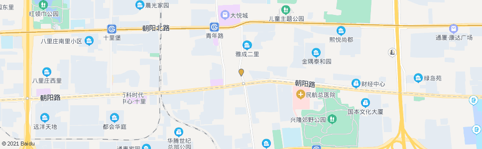 北京甘露园中街南口_公交站地图_北京公交_妙搜公交查询2024