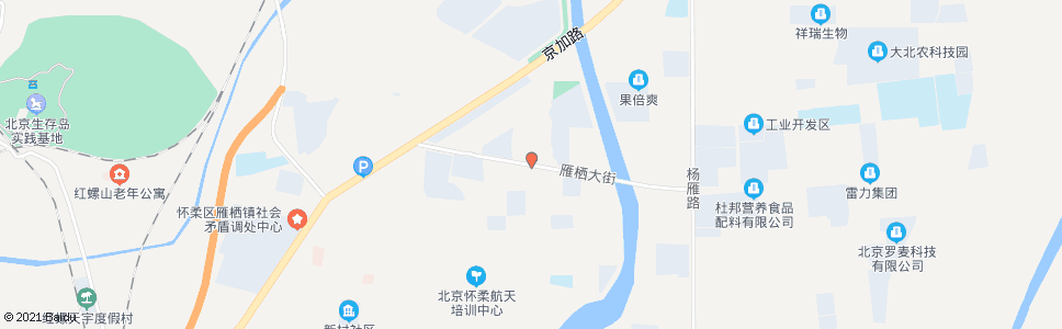 北京雁栖大街中路_公交站地图_北京公交_妙搜公交查询2024