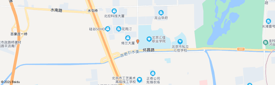 北京汇佳学院南门_公交站地图_北京公交_妙搜公交查询2024