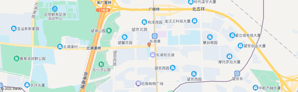 北京利泽西街东口_公交站地图_北京公交_妙搜公交查询2025