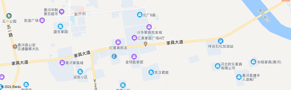 北京香河家具城东口_公交站地图_北京公交_妙搜公交查询2025