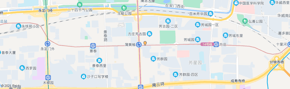 北京蒲方路西口_公交站地图_北京公交_妙搜公交查询2025