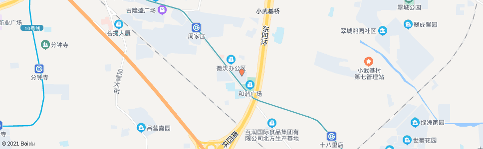 北京十八里店乡政府_公交站地图_北京公交_妙搜公交查询2024