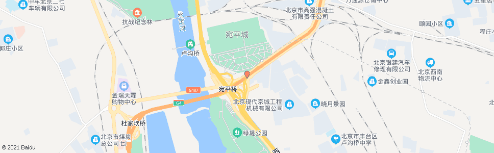 北京卢沟新桥_公交站地图_北京公交_妙搜公交查询2024