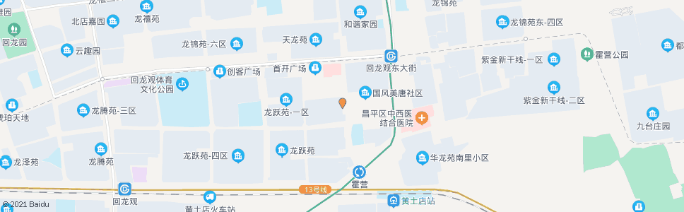 北京龙跃苑东二区东门_公交站地图_北京公交_妙搜公交查询2025