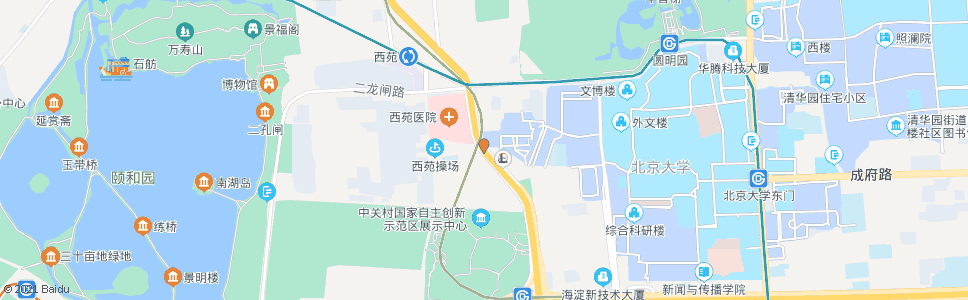 北京西苑医院_公交站地图_北京公交_妙搜公交查询2024