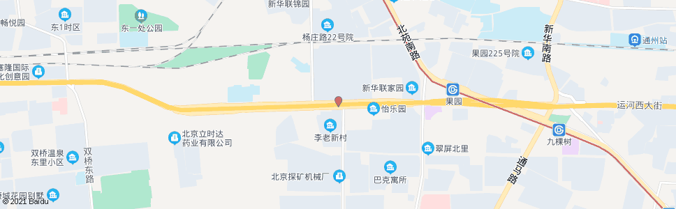 北京李老新村_公交站地图_北京公交_妙搜公交查询2025