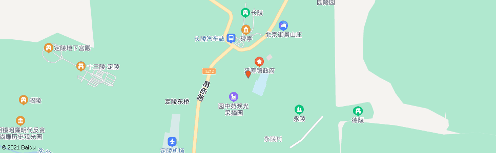 北京长陵小学_公交站地图_北京公交_妙搜公交查询2024