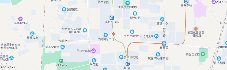 北京丰茂南路东口_公交站地图_北京公交_妙搜公交查询2025