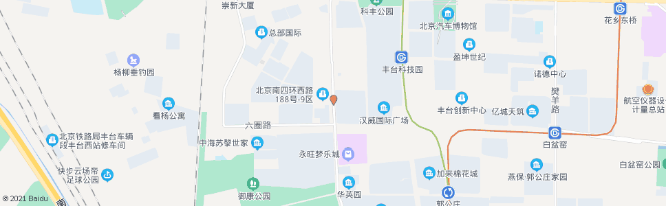 北京六圈(总部基地)_公交站地图_北京公交_妙搜公交查询2025