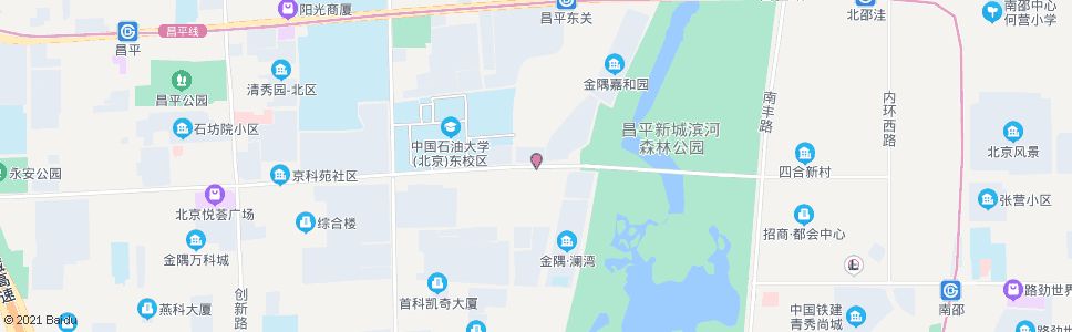 北京温榆河西路南站_公交站地图_北京公交_妙搜公交查询2024