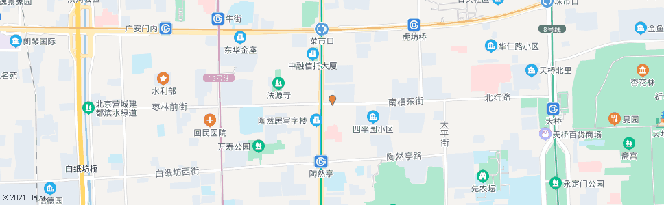 北京南横街路口东_公交站地图_北京公交_妙搜公交查询2025