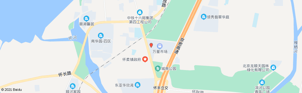 北京南华市场_公交站地图_北京公交_妙搜公交查询2024