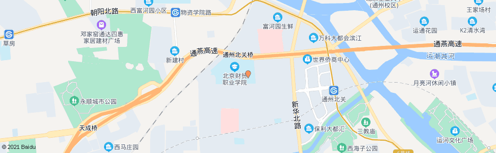 北京北京财政学院_公交站地图_北京公交_妙搜公交查询2024