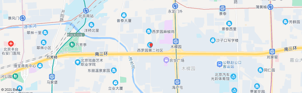 北京西罗园路南口_公交站地图_北京公交_妙搜公交查询2025