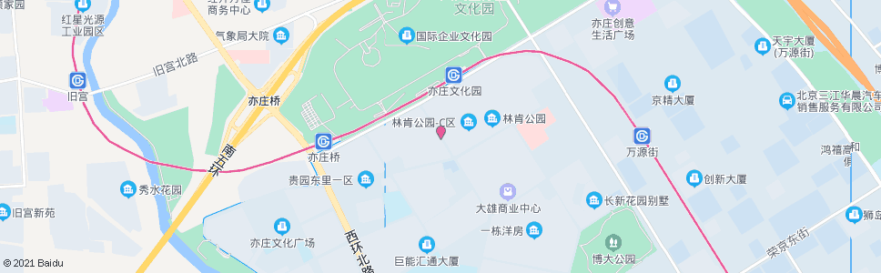 北京天华西路北口_公交站地图_北京公交_妙搜公交查询2025