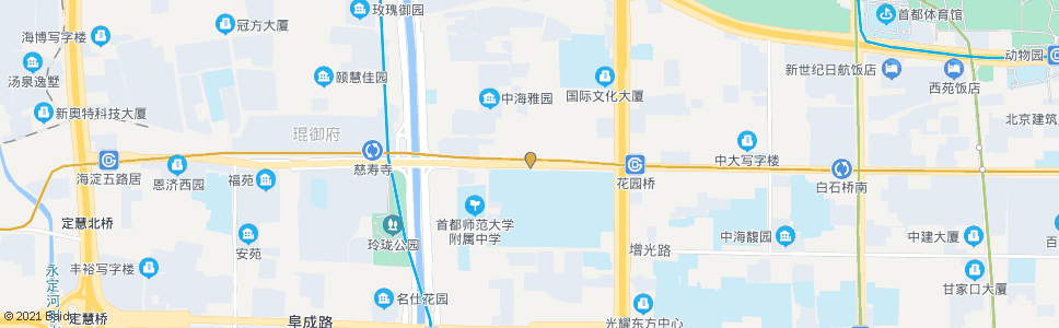 北京首都师范大学北门_公交站地图_北京公交_妙搜公交查询2024