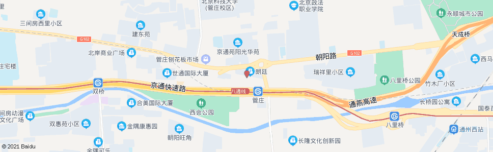 北京杨闸_公交站地图_北京公交_妙搜公交查询2025