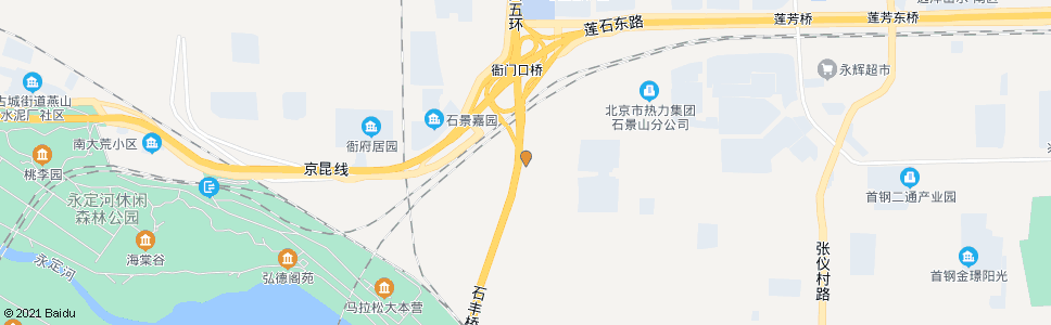 北京鲁谷路衙门口_公交站地图_北京公交_妙搜公交查询2024