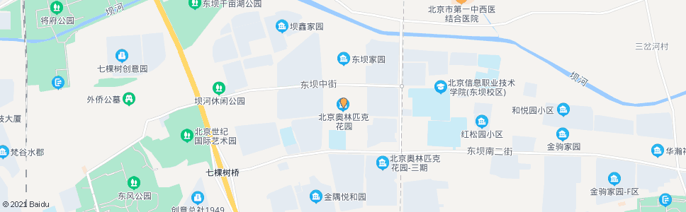 北京奥林匹克花园东门_公交站地图_北京公交_妙搜公交查询2025