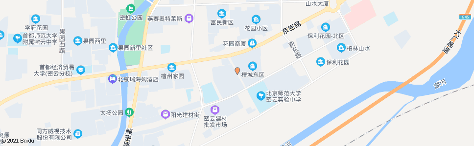 北京檀城小区_公交站地图_北京公交_妙搜公交查询2024