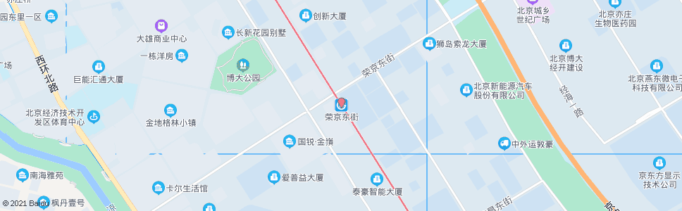 北京荣京东街站_公交站地图_北京公交_妙搜公交查询2024