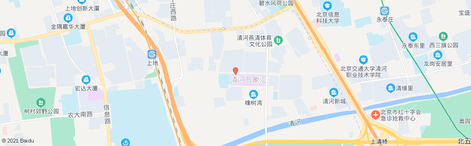 北京清河中街西口_公交站地图_北京公交_妙搜公交查询2024