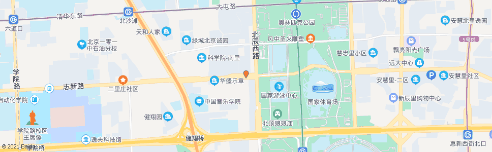 北京安翔北路东口_公交站地图_北京公交_妙搜公交查询2025