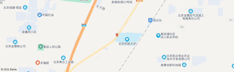 北京七里店村_公交站地图_北京公交_妙搜公交查询2025