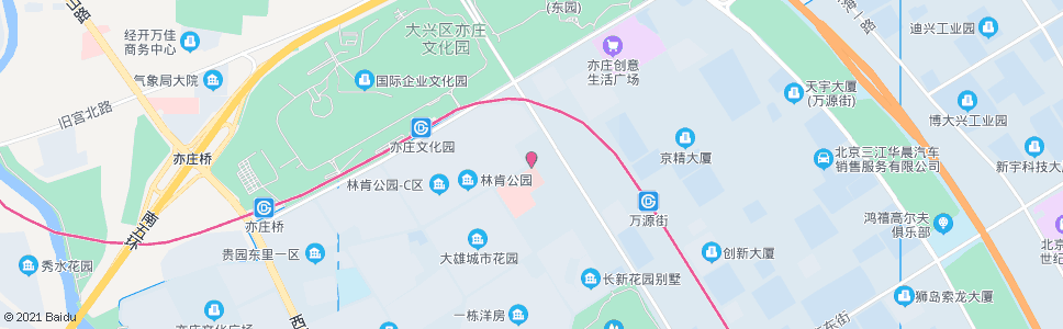 北京亦庄北环西路_公交站地图_北京公交_妙搜公交查询2025