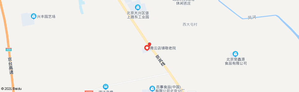 北京青云店敬老院_公交站地图_北京公交_妙搜公交查询2024