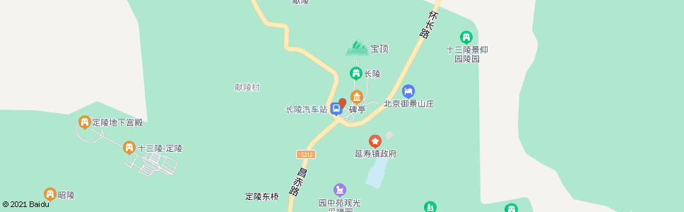 北京长陵_公交站地图_北京公交_妙搜公交查询2024