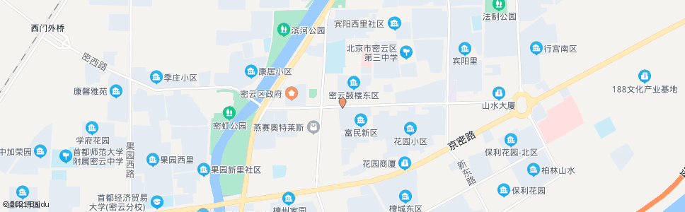 北京密云长城环岛(鼓楼东大街)_公交站地图_北京公交_妙搜公交查询2024