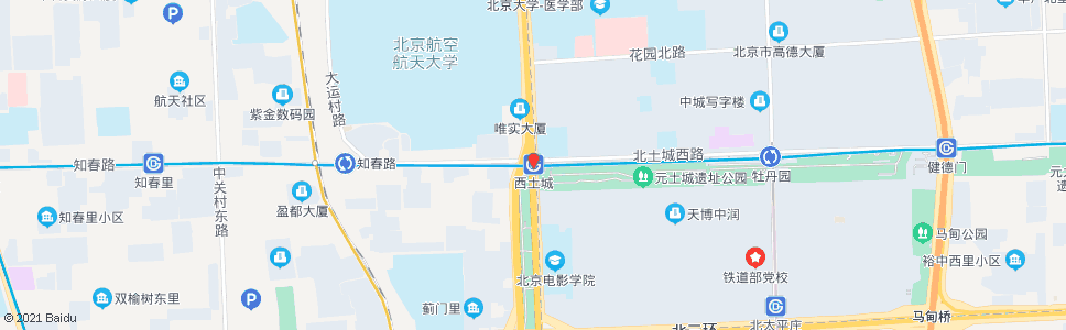 北京西土城站_公交站地图_北京公交_妙搜公交查询2024